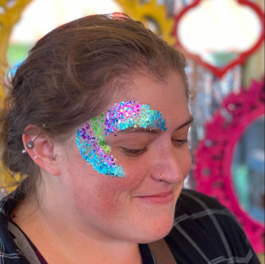 Book your glitter bar for your - True Colors Face Paint